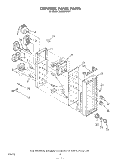 CONTROL PANEL Diagram and Parts List for RE960PXPW1  Whirlpool Range