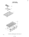 SHELF Diagram and Parts List for ET14EPXPWR0  Whirlpool Refrigerator