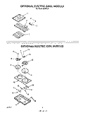 ELECTRIC GRILL , ELECTRIC COIL Diagram and Parts List for N9357L0  Roper Range