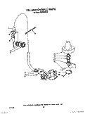 FILL AND OVERFILL Diagram and Parts List for KUDM220T0  KitchenAid Dishwasher