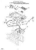 INTERIOR, LIT/OPTIONAL Diagram and Parts List for MH7130XEQ1  Whirlpool Microwave