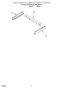MICROWAVE COMPARTMENT PARTS Diagram and Parts List for YGSC308PJB0  Whirlpool Microwave Oven Combo