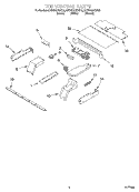 TOP VENTING, OPTIONAL Diagram and Parts List for KEBS207DWH8  KitchenAid Wall Oven