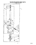 BRAKE AND DRIVE TUBE Diagram and Parts List for 4LA9300XYW0  Whirlpool Washer