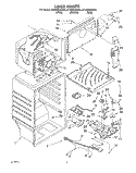 LINER Diagram and Parts List for ET18NKXDG03  Whirlpool Refrigerator