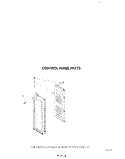 CONTROL PANEL Diagram and Parts List for KCMS135SAL0  KitchenAid Microwave