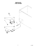 SECTION Diagram and Parts List for TCF0710AW00  Whirlpool Freezer