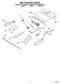 TOP VENTING, OPTIONAL Diagram and Parts List for KEBC208HBL4  KitchenAid Wall Oven