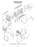 ICE MAKER Diagram and Parts List for KSRF26DTPL00  KitchenAid Refrigerator