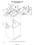 Part Location Diagram of 63437 Whirlpool Top (White)