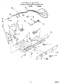 CONTROL Diagram and Parts List for 4ED25DQXFW01  Whirlpool Refrigerator