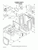 Part Location Diagram of W10278916 Whirlpool BEZEL