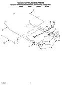 Part Location Diagram of 9761648 Whirlpool Tube, Manifold