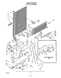 UNIT Diagram and Parts List for ET18NKXRWR2  Whirlpool Refrigerator