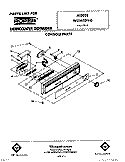 CONSOLE Diagram and Parts List for WU5650V0  Roper Dishwasher