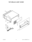 Part Location Diagram of W10321106 Whirlpool GRILL-UPPR