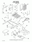 UNIT PARTS Diagram and Parts List for ID5HHEXVS05  Whirlpool Refrigerator