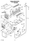 ICEMAKER PARTS Diagram and Parts List for KSSC36QMS03  KitchenAid Refrigerator