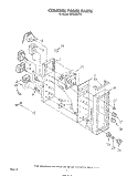 CONTROL PANEL Diagram and Parts List for RE963PXPT2  Whirlpool Range