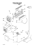 Part Location Diagram of W10853654 Whirlpool Water Inlet Valve - 120V