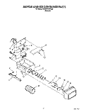 Part Location Diagram of 2163421 Whirlpool FRONT COVER