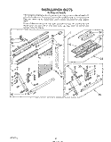 INSTALLATION Diagram and Parts List for AC1504XT0  Whirlpool Air Conditioner