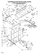 Part Location Diagram of WP3957850 Whirlpool Dial