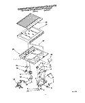 COMPARTMENT SEPARATOR Diagram and Parts List for RT18DKXAW00  Roper Refrigerator