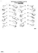 WIRING HARNESS Diagram and Parts List for 3XLA87W92BQ0  Whirlpool Washer