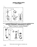 MISCELLANEOUS, OPTIONAL PERMANENT Diagram and Parts List for LC4900XTW1  Whirlpool Washer