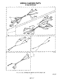 WIRING HARNESS Diagram and Parts List for KERS502SWB1  KitchenAid Range