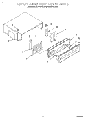 TOP GRILLE AND UNIT COVER Diagram and Parts List for KSSS48QDX05  KitchenAid Refrigerator