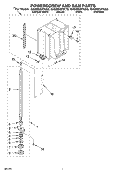 POWERSCREW AND RAM Diagram and Parts List for GX900QPKS0  Whirlpool Trash Compactor
