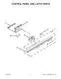 Part Location Diagram of WPW10339678 Whirlpool Control Panel