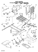 UNIT PARTS Diagram and Parts List for GS2SHAXSS03  Whirlpool Refrigerator