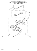 WIRING HARNESS Diagram and Parts List for KEBS177BBL3  KitchenAid Wall Oven