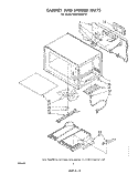CABINET AND STIRRER Diagram and Parts List for MW120EXP0  Whirlpool Microwave