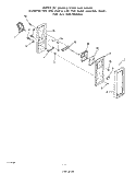OVEN CONTROL PANEL Diagram and Parts List for 1835W1A  Roper Range