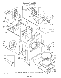 SECTION Diagram and Parts List for LE8600XWN0  Whirlpool Dryer