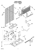 UNIT PARTS Diagram and Parts List for TT18TKXKQ02  Estate Refrigerator