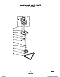 MOTOR AND DRIVE, LIT/OPTIONAL Diagram and Parts List for KCC1510  KitchenAid Trash Compactor