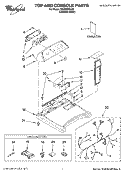 Part Location Diagram of W10112673 Whirlpool Clip Console (2)