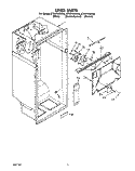 LINER Diagram and Parts List for ET20PKXZN00  Whirlpool Refrigerator