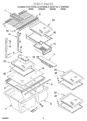 SHELF, OPTIONAL Diagram and Parts List for ET18LKXHT00  Whirlpool Refrigerator