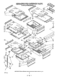 REFRIGERATOR INTERIOR, LIT/OPTIONAL Diagram and Parts List for KSRF26DSWHY0  KitchenAid Refrigerator