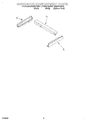 MICROWAVE COMPARTMENT Diagram and Parts List for KEMS378GWH1  KitchenAid Microwave Oven Combo