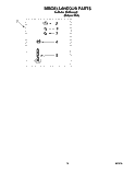 MISCELLANEOUS, OPTIONAL Diagram and Parts List for GSW9545JQ0  Whirlpool Washer