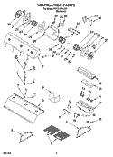 Part Location Diagram of W10352735 Whirlpool BACKSPLASH