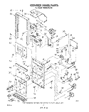 CONTROL PANEL Diagram and Parts List for RM955PXLW2  Whirlpool Microwave Oven Combo