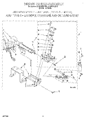 3402609 BURNER ASSEMBLY Diagram and Parts List for 3CSP2761BW0  Whirlpool Dryer